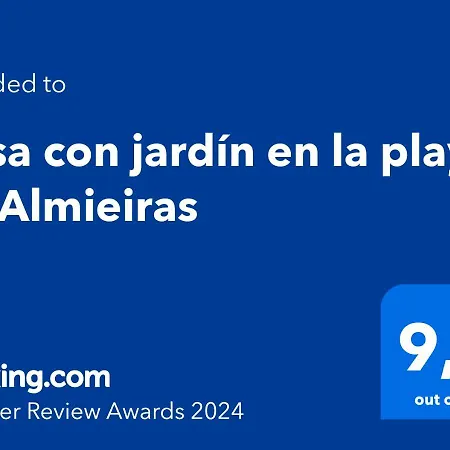 Casa Con Jardin En La Playa De Almieiras 別荘 *