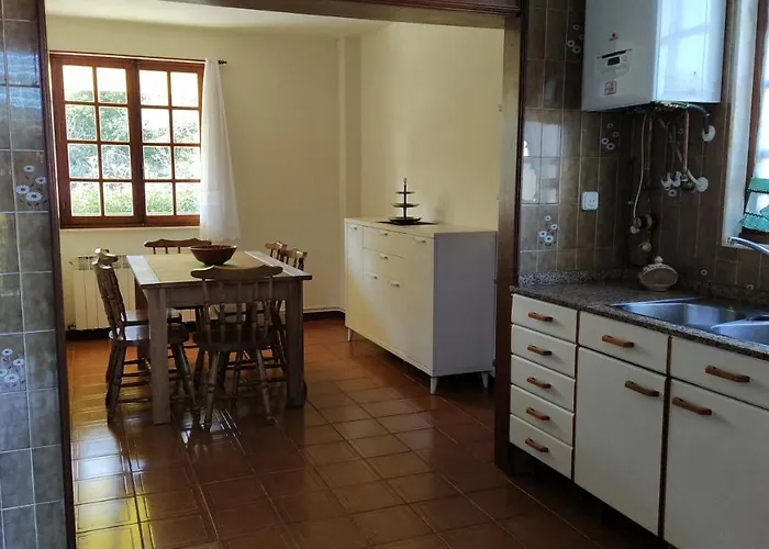 Casa Con Jardin En La Playa De Almieiras 度假居