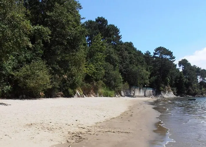 Casa Con Jardin En La Playa De Almieiras *